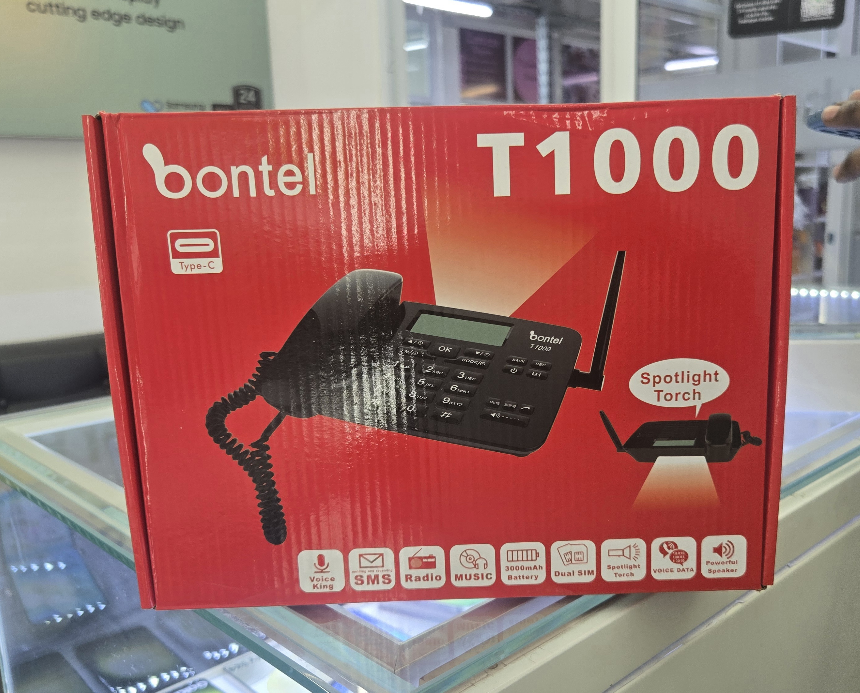 Bontel T1000 Landline phone with Simcard